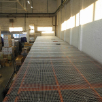 Storage system with gratings