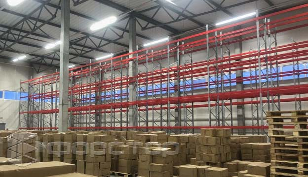 Conventional racking for the warehouse of advertising and souvenir products