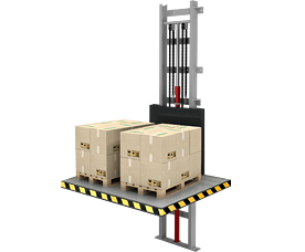 Вантажний консольний ліфт на склад або виробництво