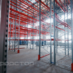 High-rise rack for class A warehouse