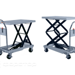 Передвижные гидравлические столы разной конфигурации 