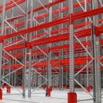 Reliable warehouse pallet racking system