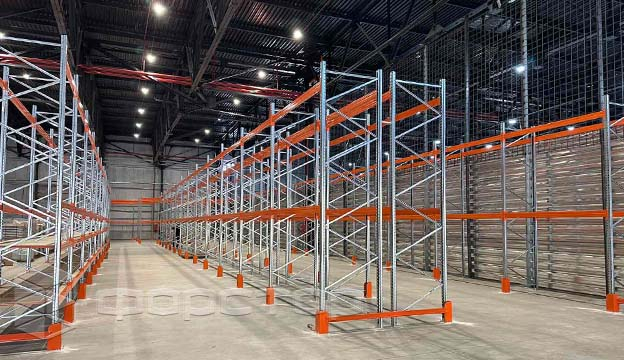 Conventional racks for postal warehouse