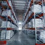 Products on pallet racks of class A