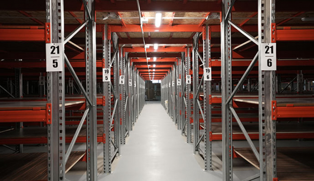 Heavy-duty racking based on the Profi system